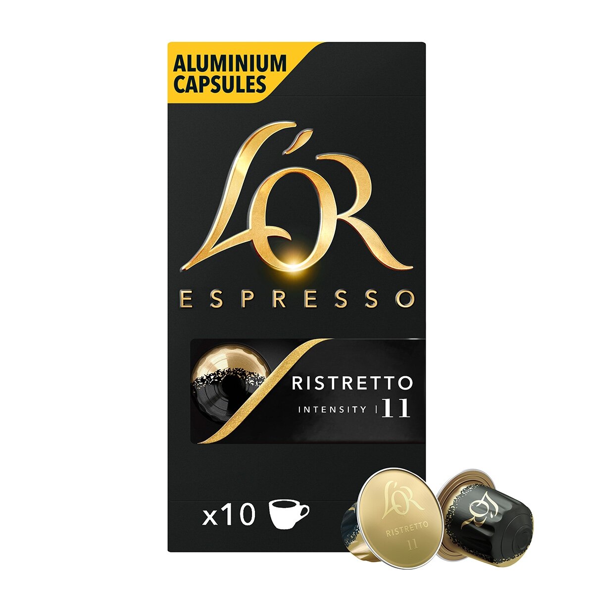 Kavos kapsulės suderinamos su Nespresso® L'OR RISTRETTO, 10 vnt.