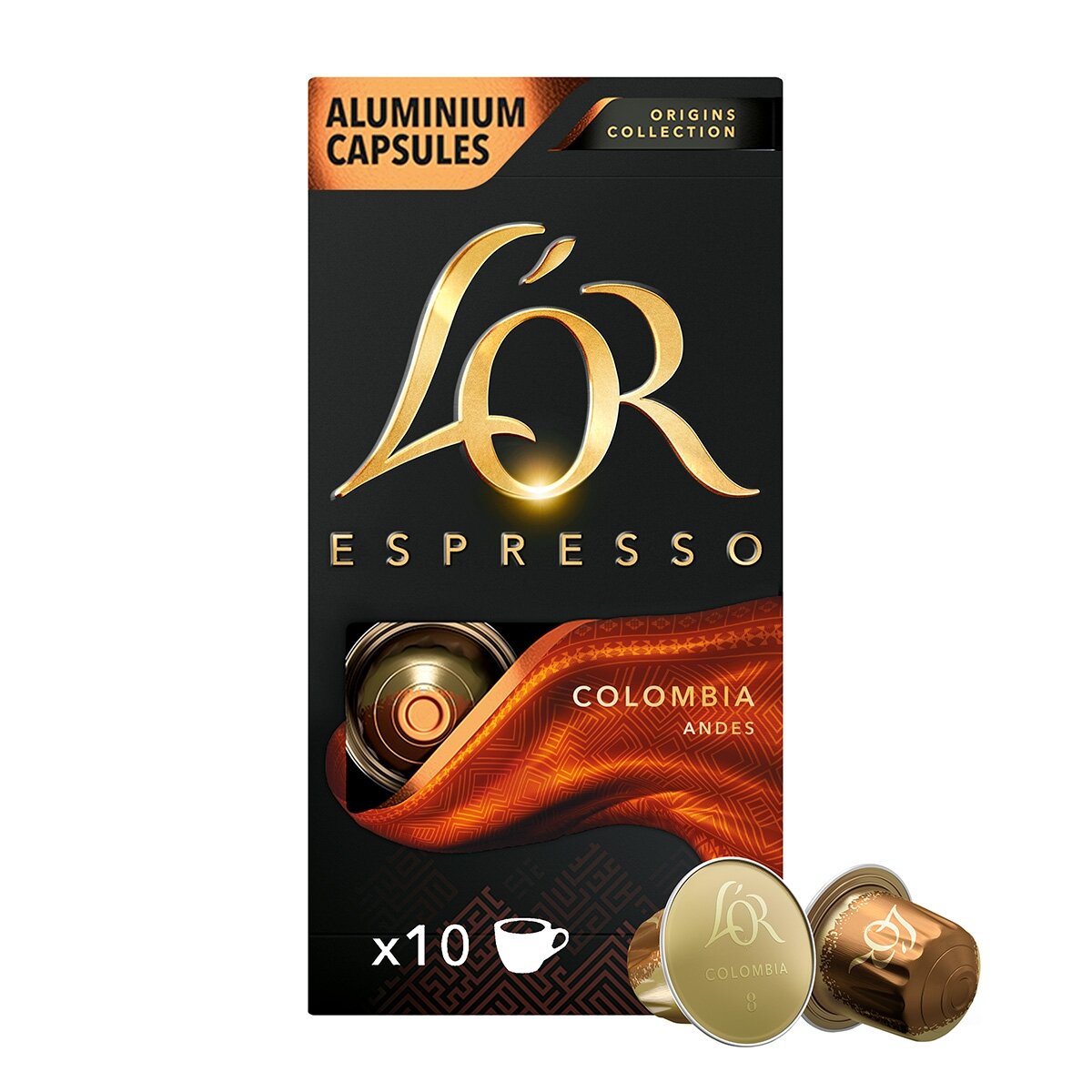 Kavos kapsulės suderinamos su Nespresso® L'OR COLOMBIA, 10 vnt.