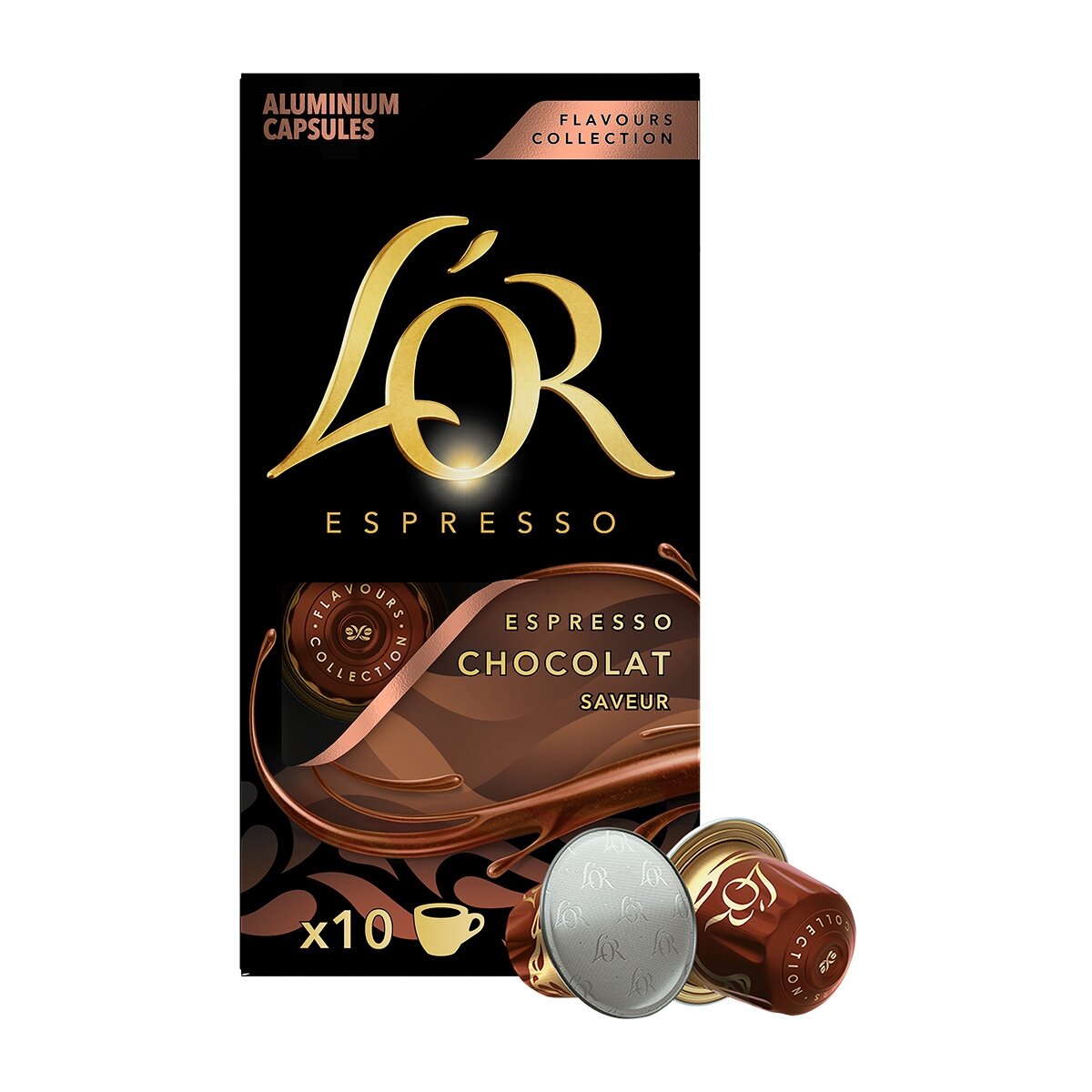 Kavos kapsulės suderinamos su Nespresso® L'OR CHOCOLAT, 10 vnt.