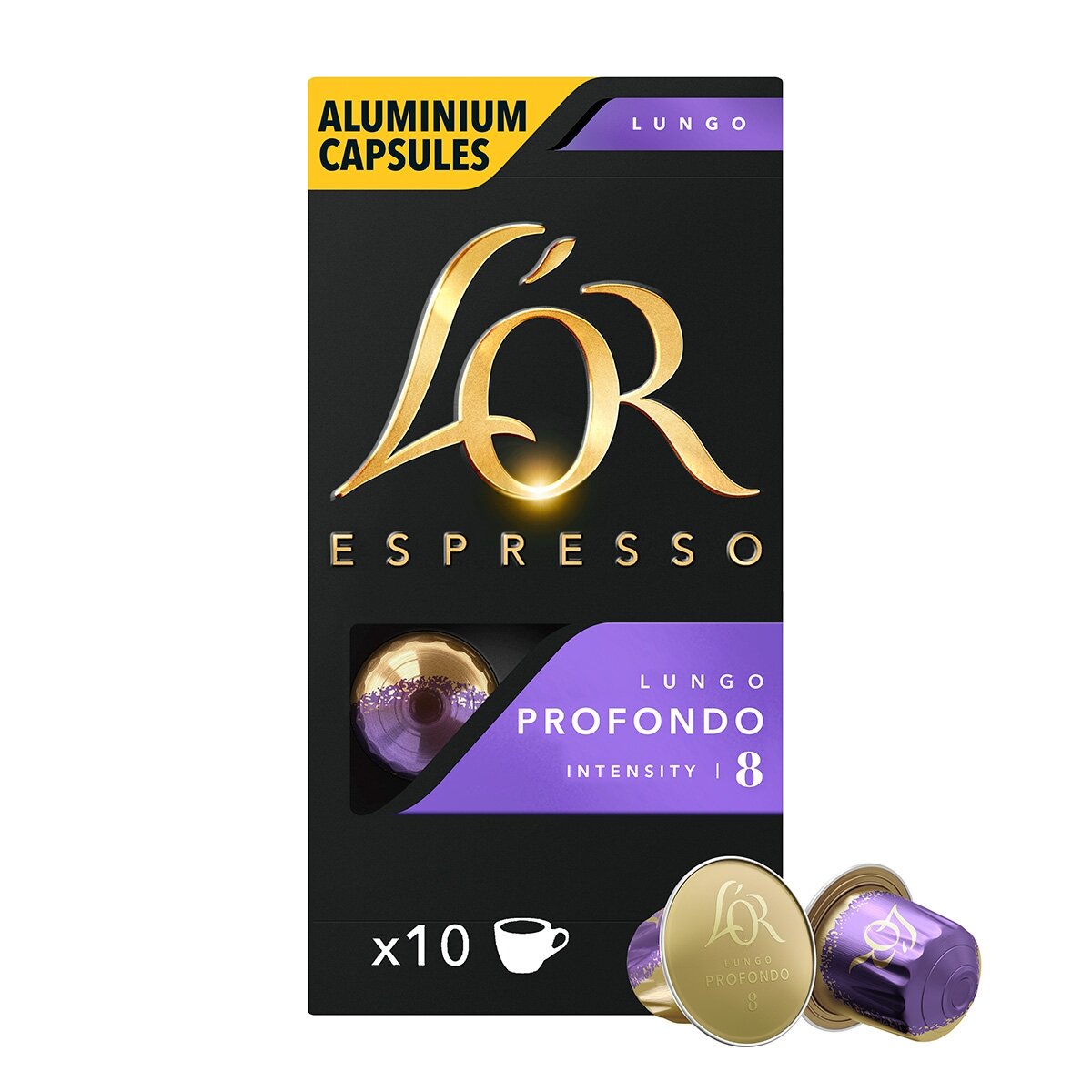 Kavos kapsulės suderinamos su Nespresso® L'OR PROFONDO, 10 vnt.