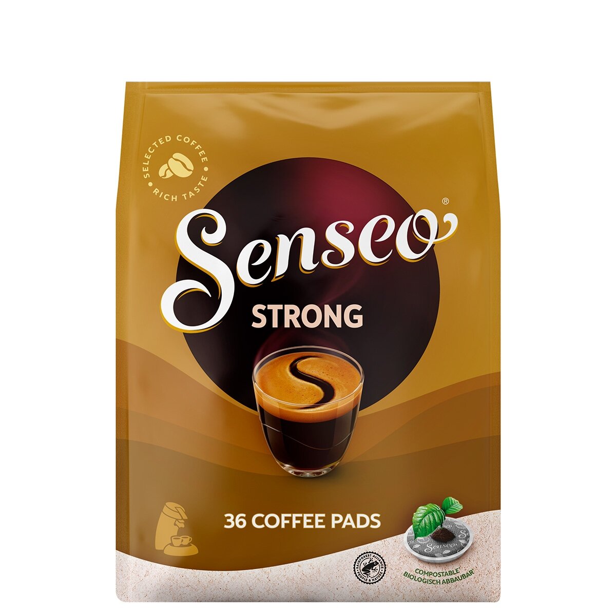 Kavos pagalvėlės Senseo Strong 36 vnt.