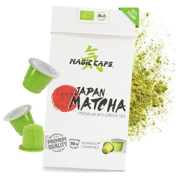 Arbatos kapsulės, suderinamos su Nespresso® Matcha Magic, 10 vnt.