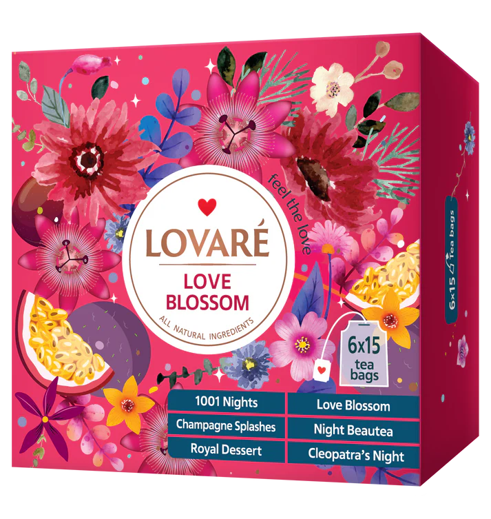 LOVARE Love blossom rinkinys 6 rūšys x 15vnt (2g-90vnt)