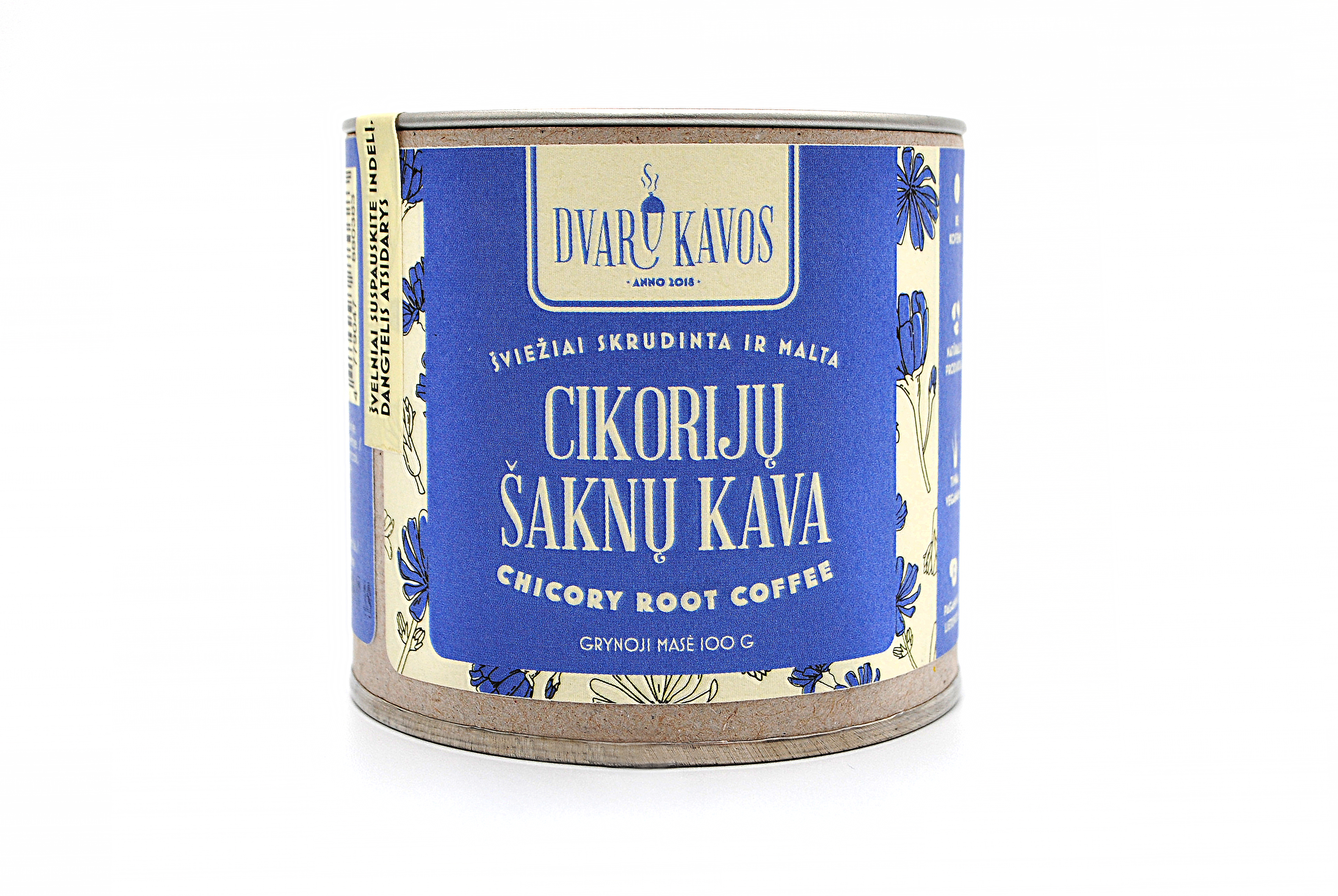 Dvaro kavos cikorijų šaknų kava 100g