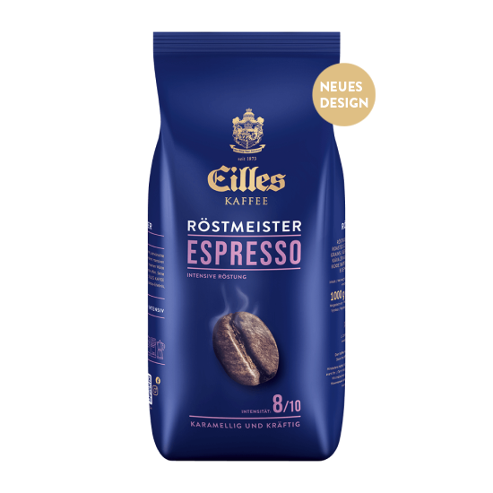 EILLES Röstmeister Espresso Kaffee, 1 kg kavos pupelės