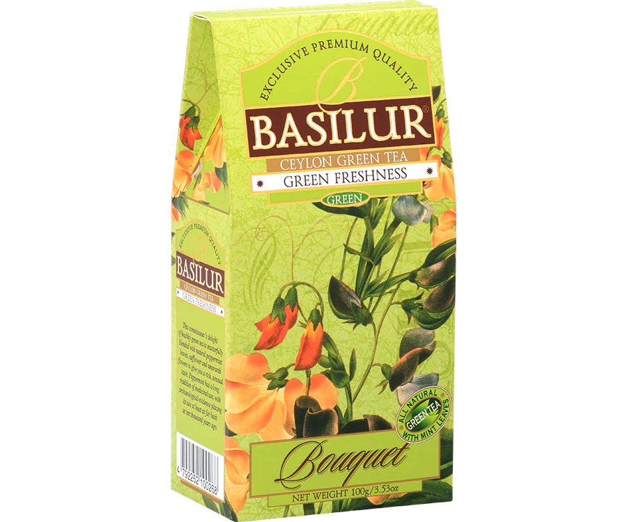 BASILUR ceylono žalioji arbata 100g.