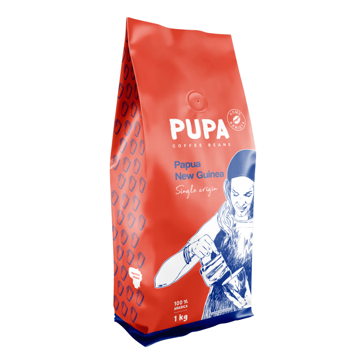 Kavos pupelės Pupa Papua New Guinea 1 kg.