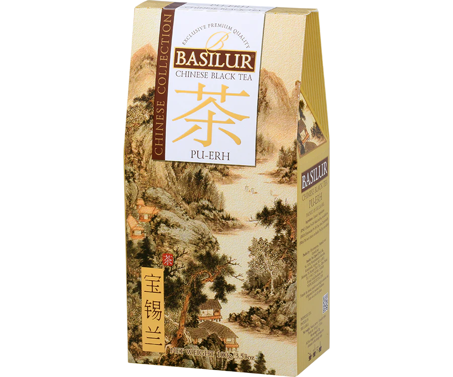 BASILUR Pu-Erh kiniška juodoji arbata 100g