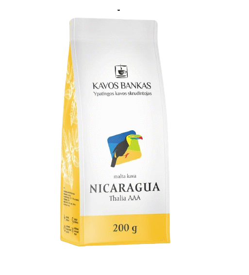 Kavos bankas „Nicaragua Thalia AAA”, malta kava 200g