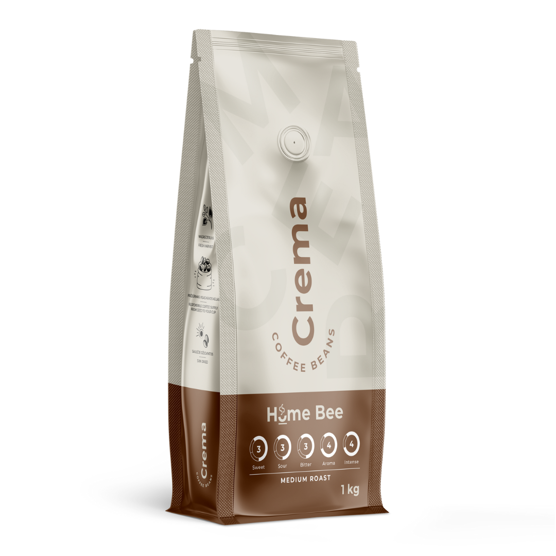 Home Bee Crema kavos pupelės 1 kg