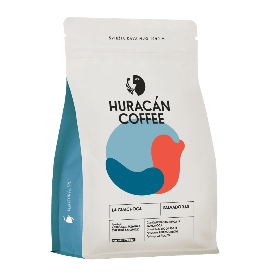 HURACAN COFFEE Salvador La Guachoca kavos pupelės 350g