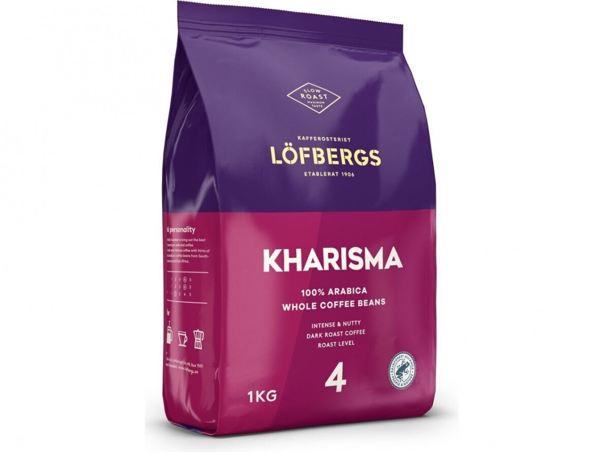 Lofbergs Kharisma kavos pupelės 1kg