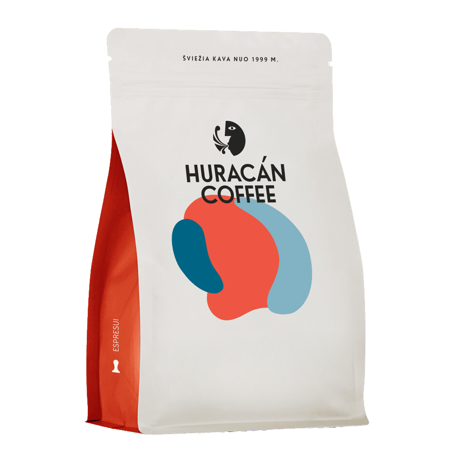 HURACAN COFFEE Iki pasimatymo kavos pupelės 1 kg