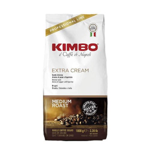 KIMBO Espresso bar Extra Cream kavos pupelės 1kg