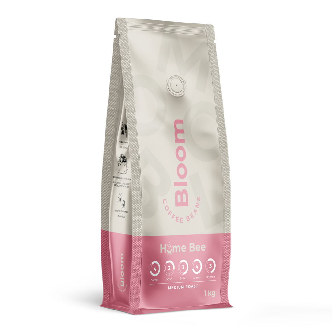 Home Bee Bloom 1 kg – kavos pupelės iš Pietų Amerikos
