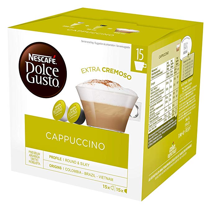 NESCAFÉ® DOLCE GUSTO® CAPPUCCINO KAVA 16 KAPSULIŲ