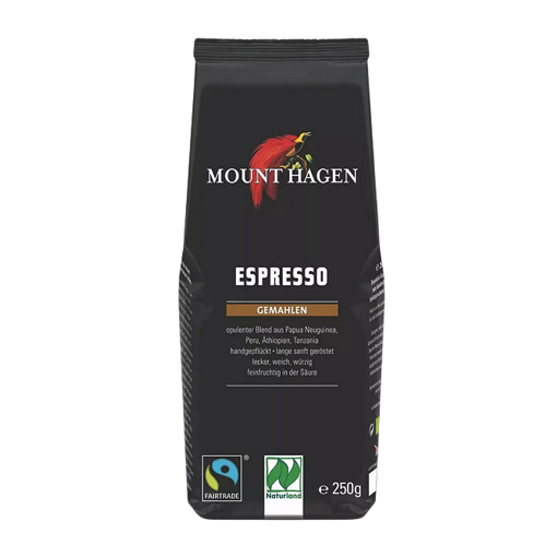 Mount Hagen Barista Crema kavos pupelės, 500g