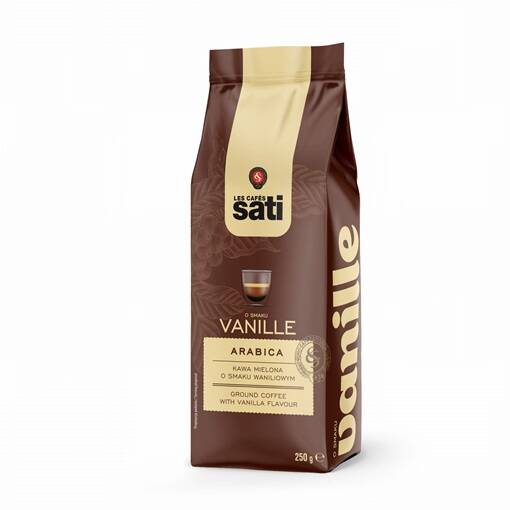 Sati Vanilės skonio malta kava 250g