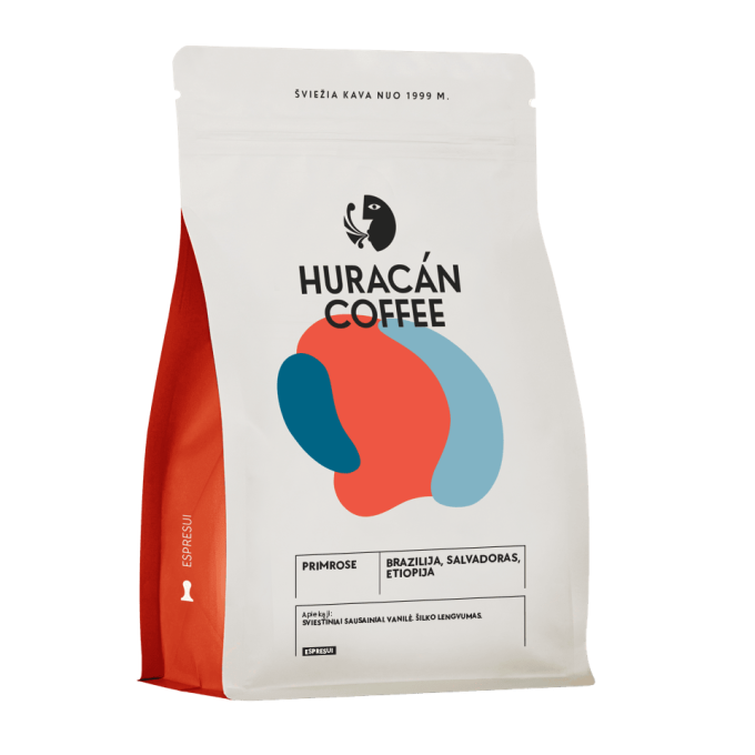 HURACAN COFFEE Primrose kavos pupelės  350g