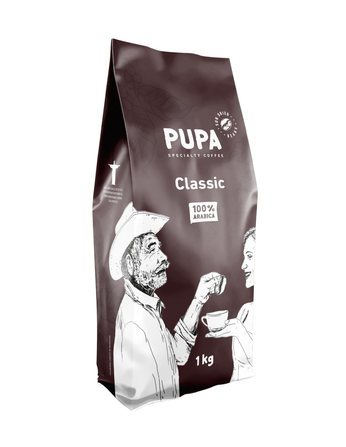 Kavos Bankas Pupa Klasika – 1 kg kavos pupelės
