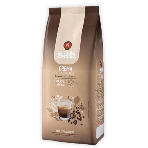 Sati Crema Classique kavos pupelės 1kg