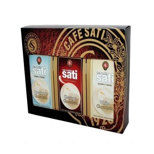 Sati aromatizuotų kavų rinkinys 3*250g