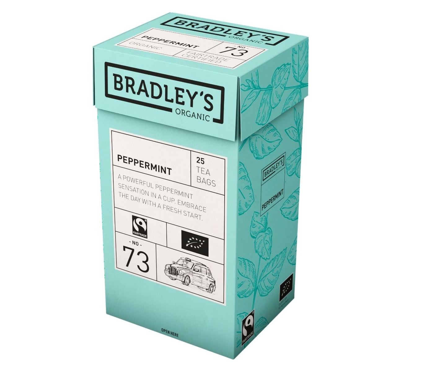 Bradley’s pipirmėčių arbata, 25pak.