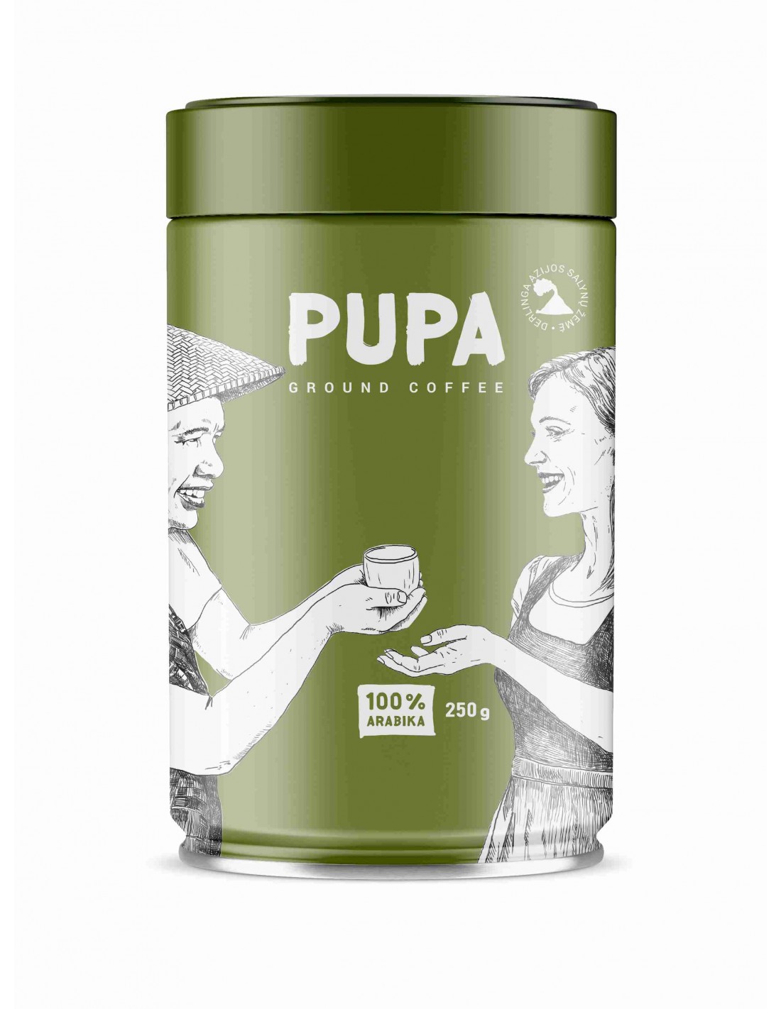 PUPA Malta Kava 250 g Azija skardoje