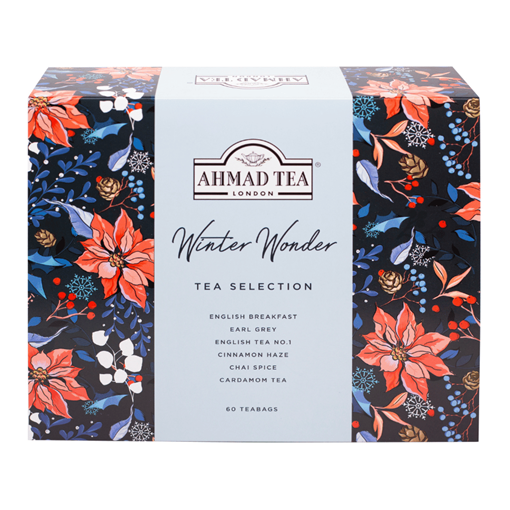 Ahmad Tea „Winter Wonder“ juodosios arbatos rinkinys (60 pakelių)