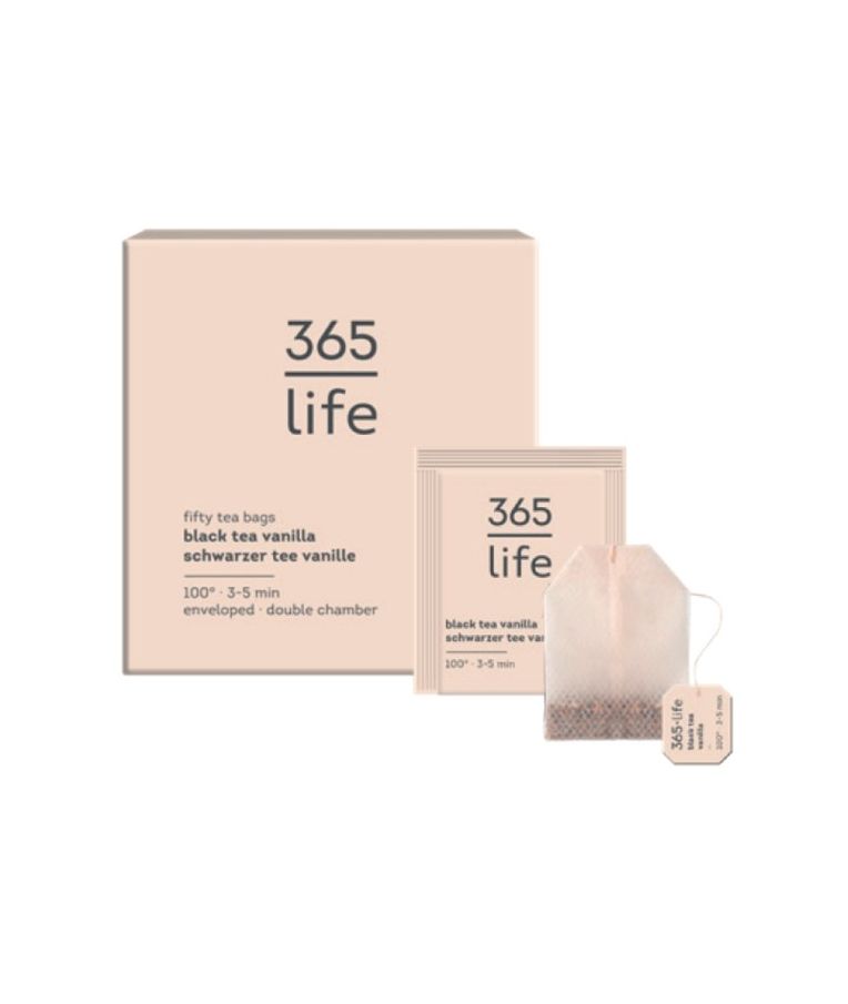 Arbata 365 Life, juoda vanilė 1 vnt.