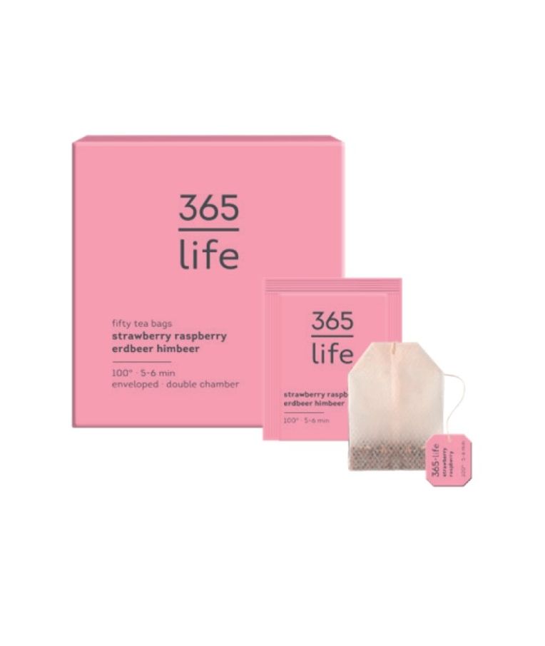 Arbata 365 Life, braškių-aviečių 1 vnt.