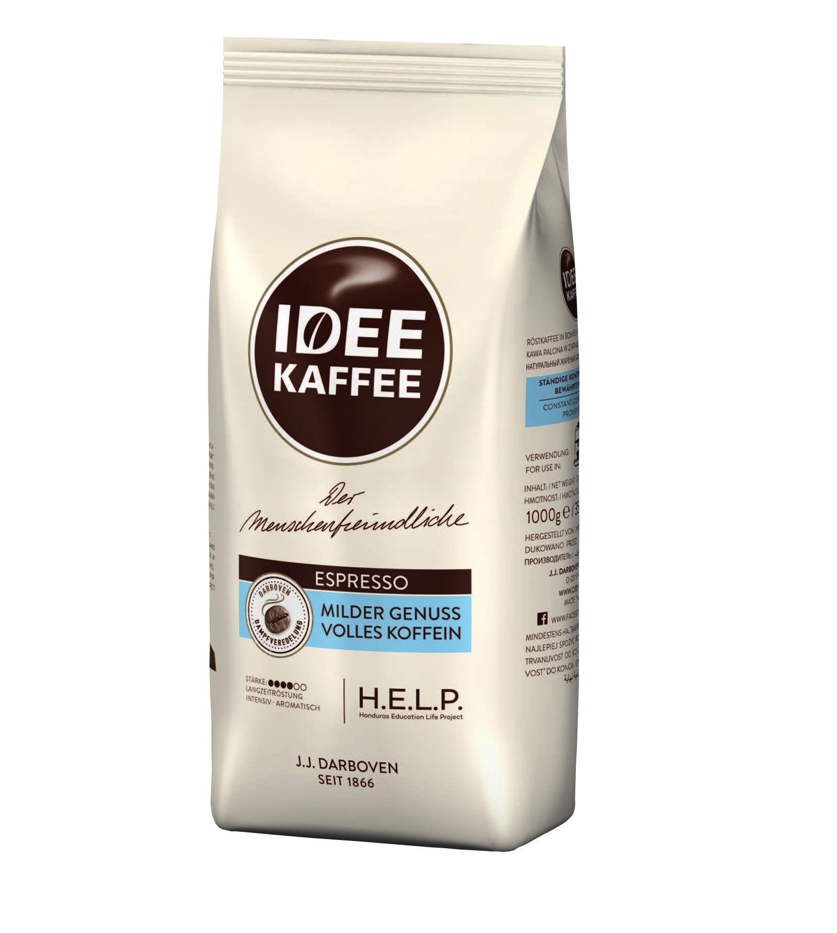 IDEE CAFFEE Espresso kavos pupelės, 1kg