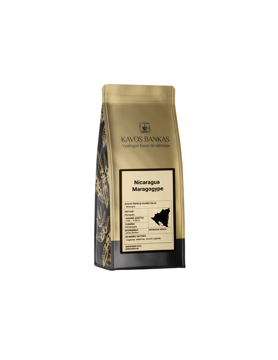 KAVOS BANKAS Nicaragua Maragogype malta kava 250g
