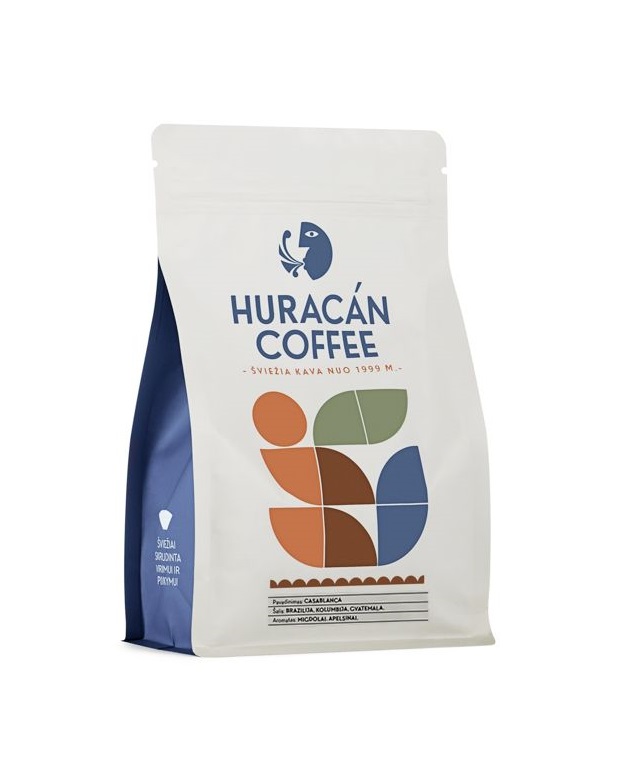 HURACAN COFFEE casablanca kavos pupelės 150 g