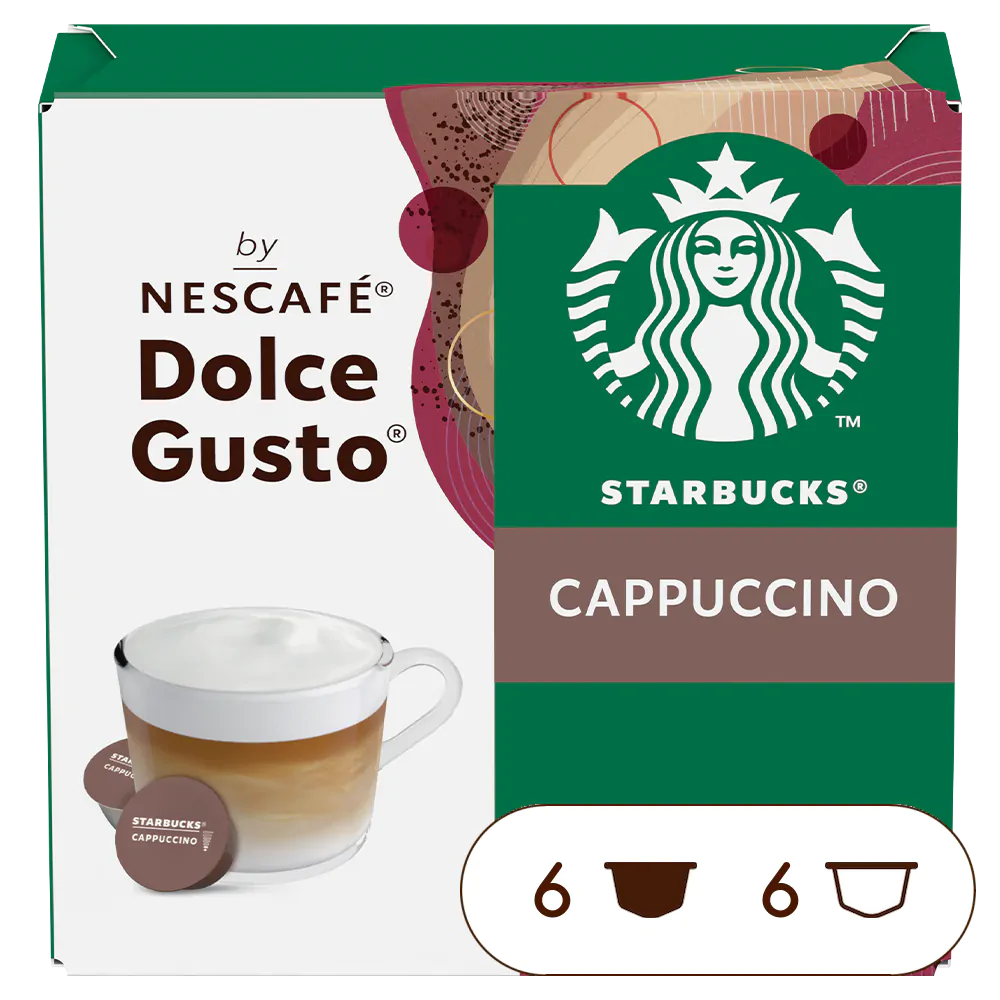 Dolce Gusto® STARBUCKS® Cappuccino kapsulės (16 vnt.)