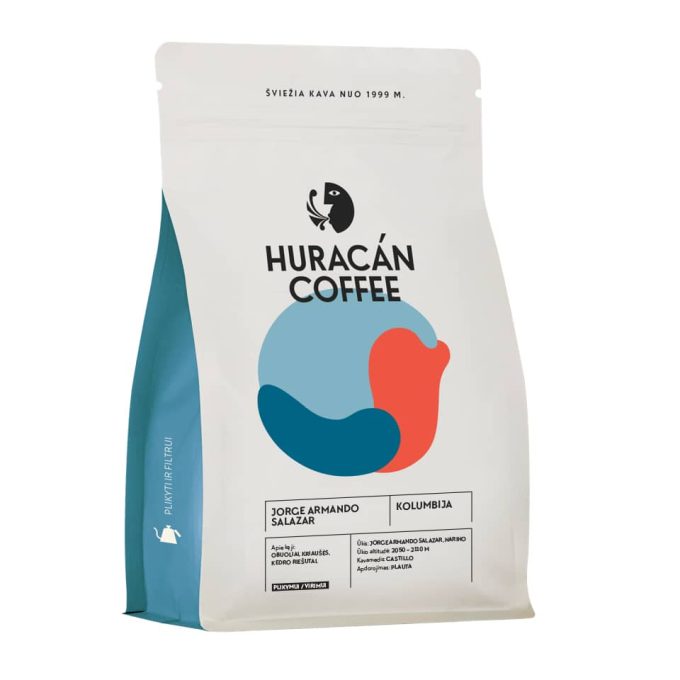 HURACAN COFFEE Colombia Jorge Armando Salazar, 350g