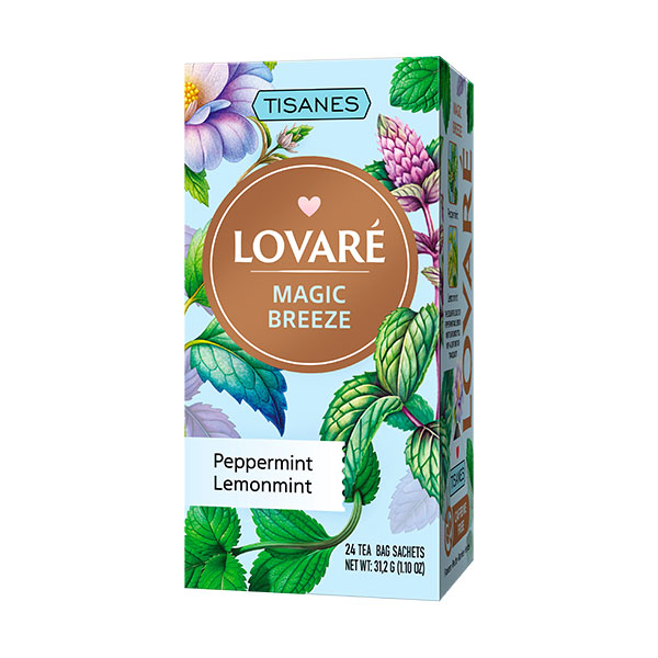 Lovare Tisanes Magic Breeze žolelių arbata (24 pakeliai)