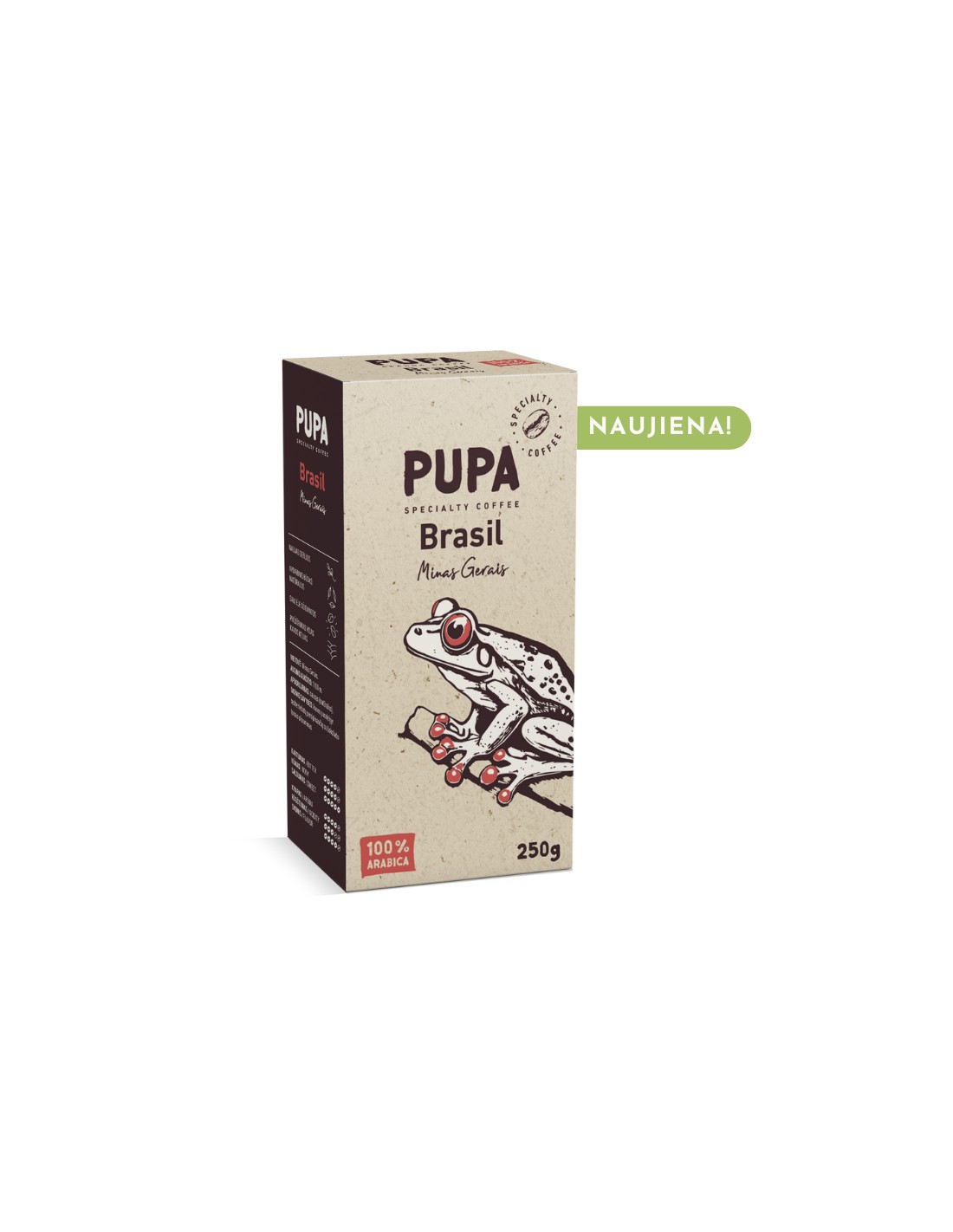 Pupa „Brasil Minas Gerais“ malta kava 250 g