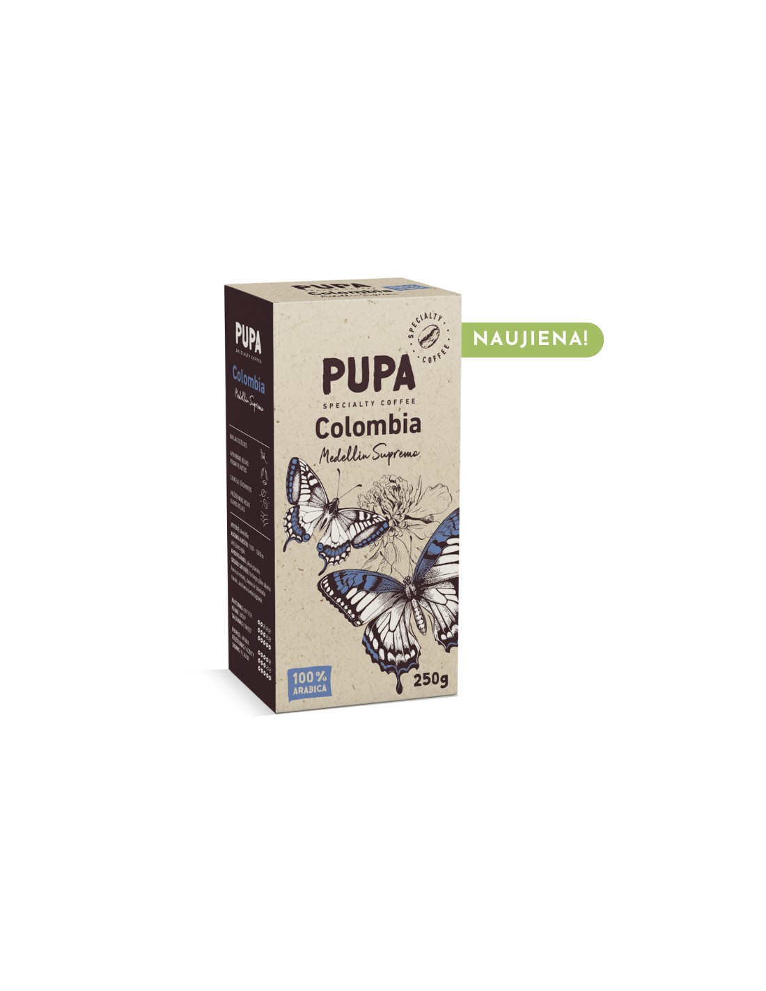 Pupa Colombia Medellin Supremo malta kava 250 g