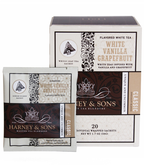 Harney&Sons arbatos piramidė White Vanilla Grapefruit 1 pak.
