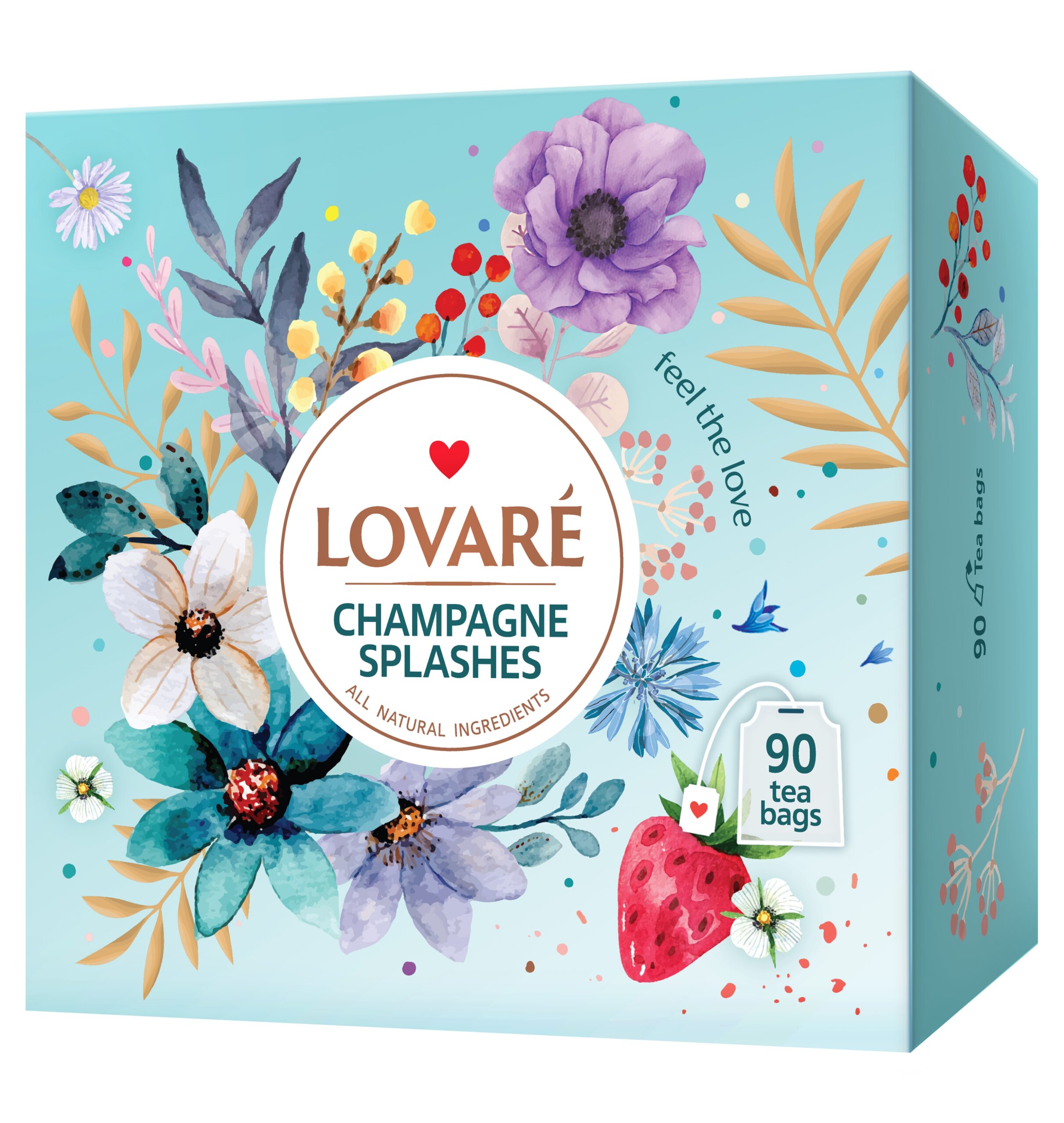 lovare champagne splashes 2g x 90