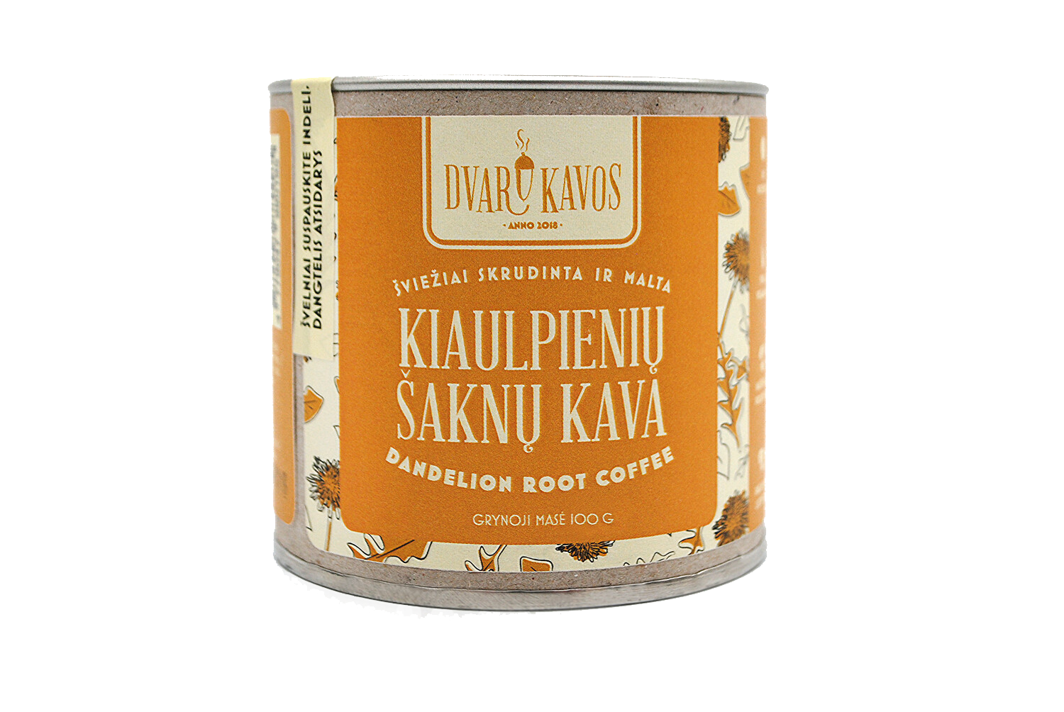 Dvaro kavos kiaulpienių šaknų kava 100g