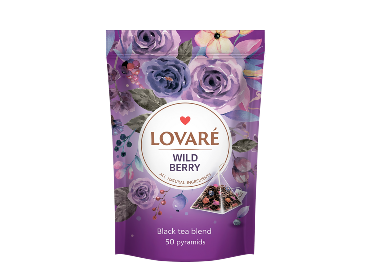 LOVARE Wild Berry 2g 50 piramidžių