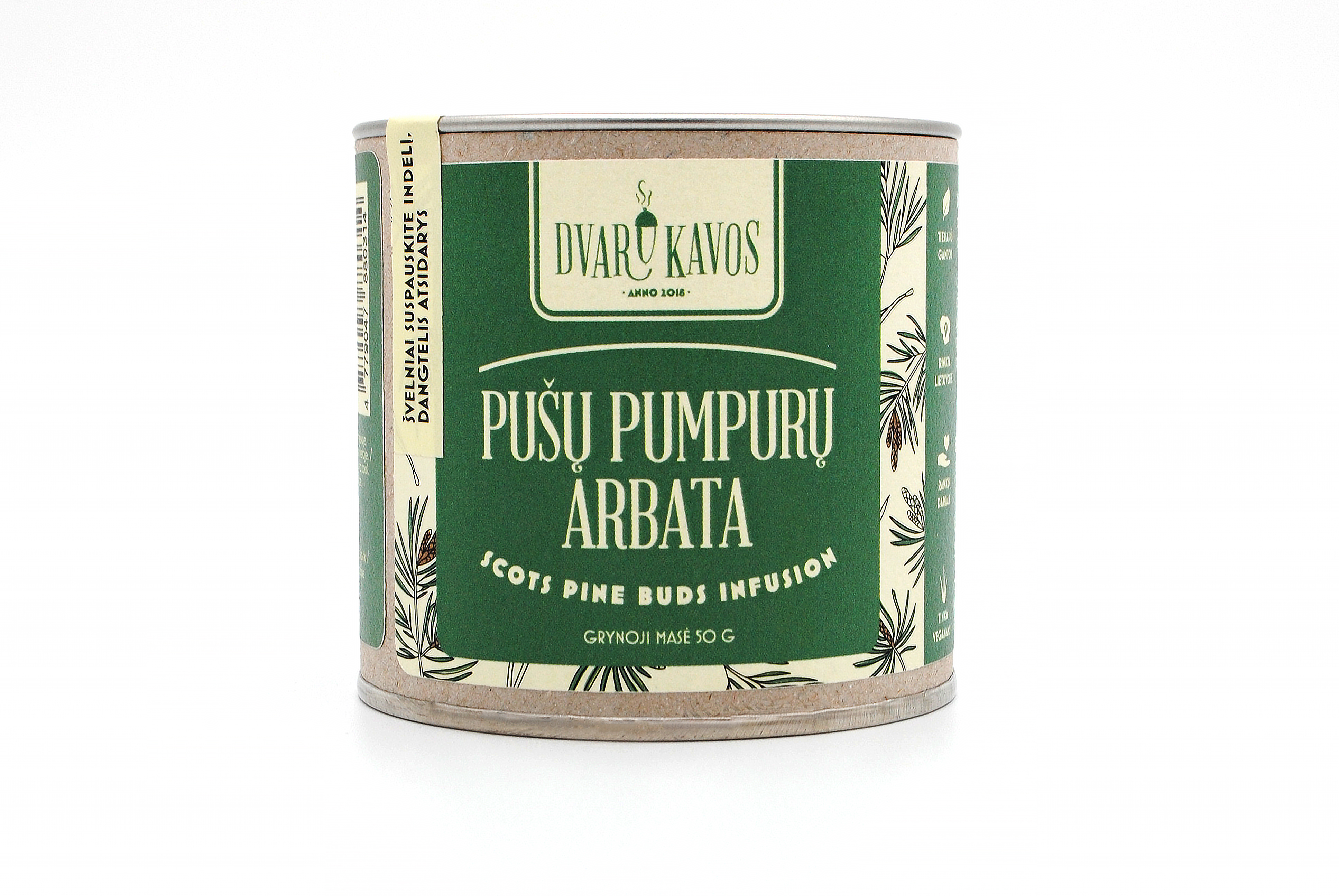 Dvaro kavos pušų pumpurų arbata 50 g