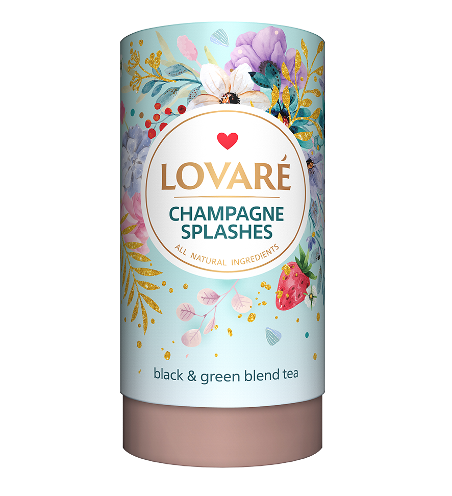 LOVARE TUBA splashes of champagne šampaninė 80g