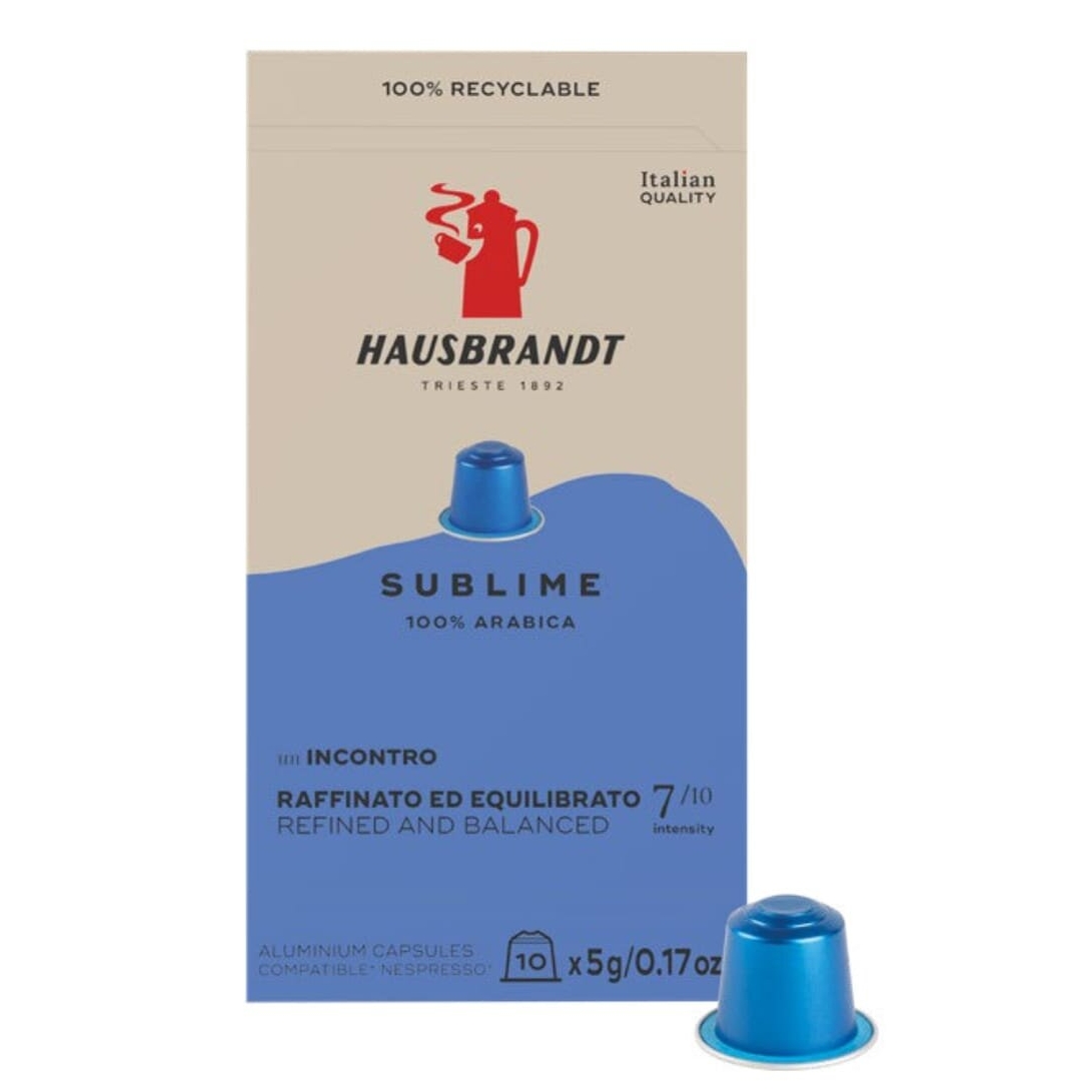 Kavos kapsulės suderinamos su Nespresso® Hausbrandt Sublime 10 vnt.
