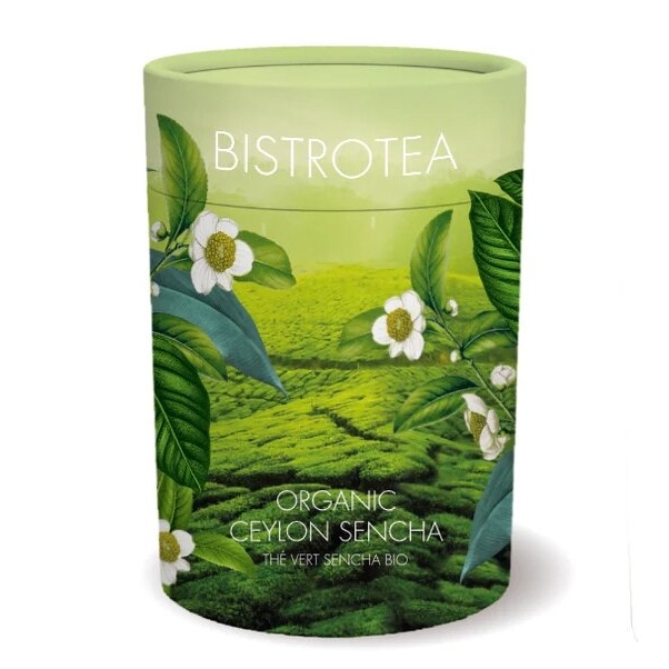 Ekologiška biri žalioji arbata Bistrotea Ceilono Sencha, 150g.