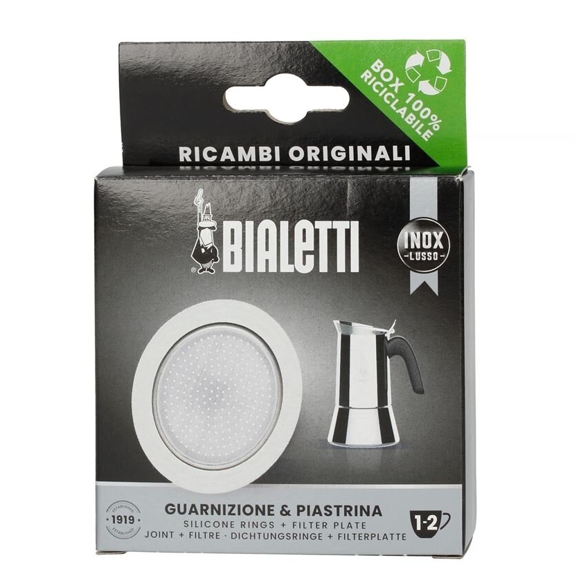 Tarpinė ir sietelis indukciniam kavinukui Bialetti, 1-2 cup, 90 ml