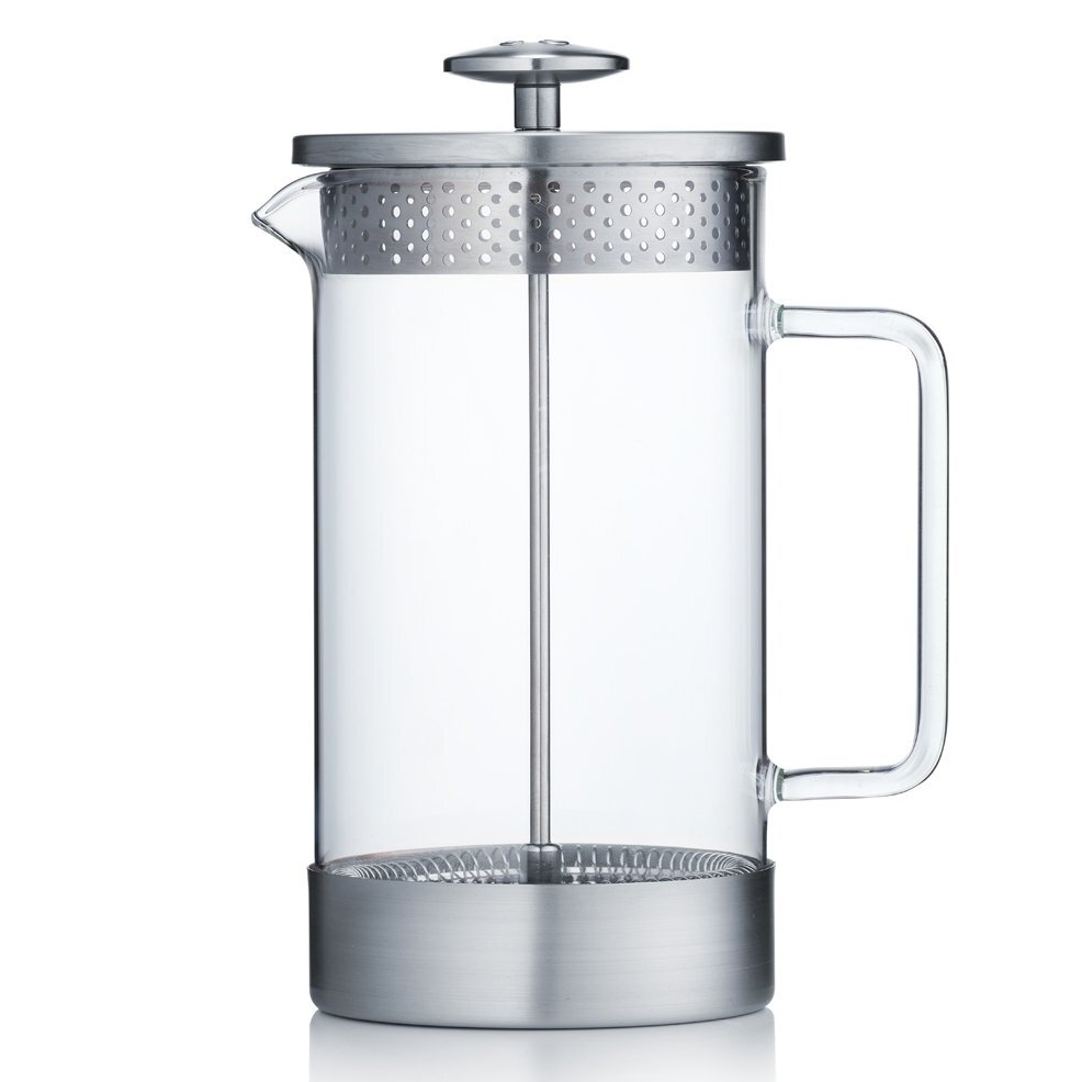 Prancūziškas kavinukas Barista & Co Silver, 1000 ml