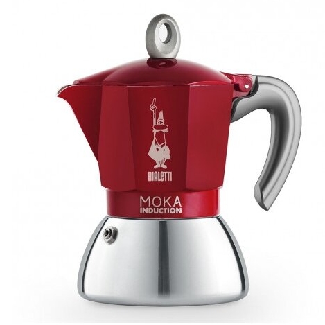 Moka kavavirė Bialetti Moka Induction 6-cup Red 280 ml